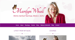 Desktop Screenshot of marilynwhall.com.au